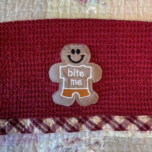 Gingerbread Man Tea Towel